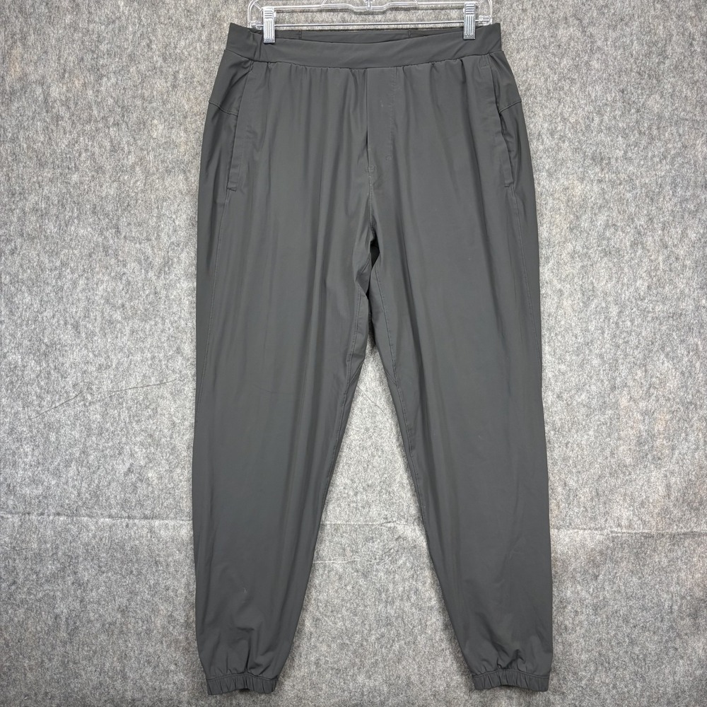 Lululemon Surge Jogger Pants Men's Gray Red Train Run Gym Athleisure LM5956S